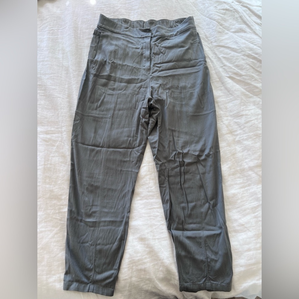 Lululemon taupe Linen blend Pants